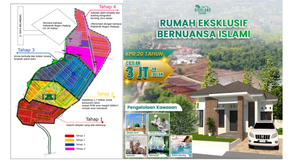 cluster perumahan highland padang