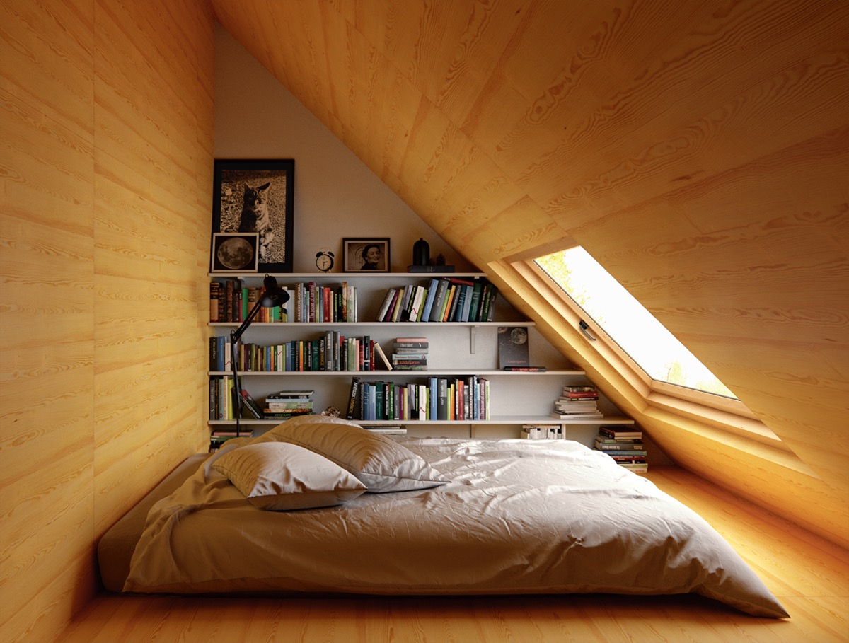 desain kamar tidur sempit