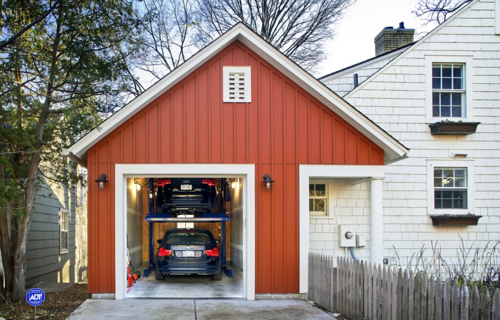 garasi mobil rumah kecil