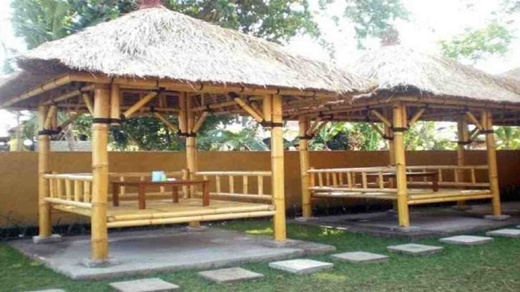 gazebo bambu