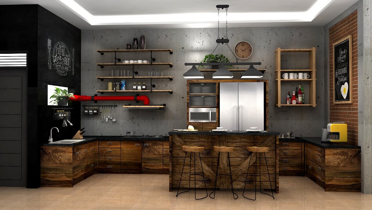 kitchen set industrial