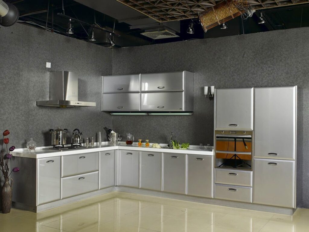 material kitchen set