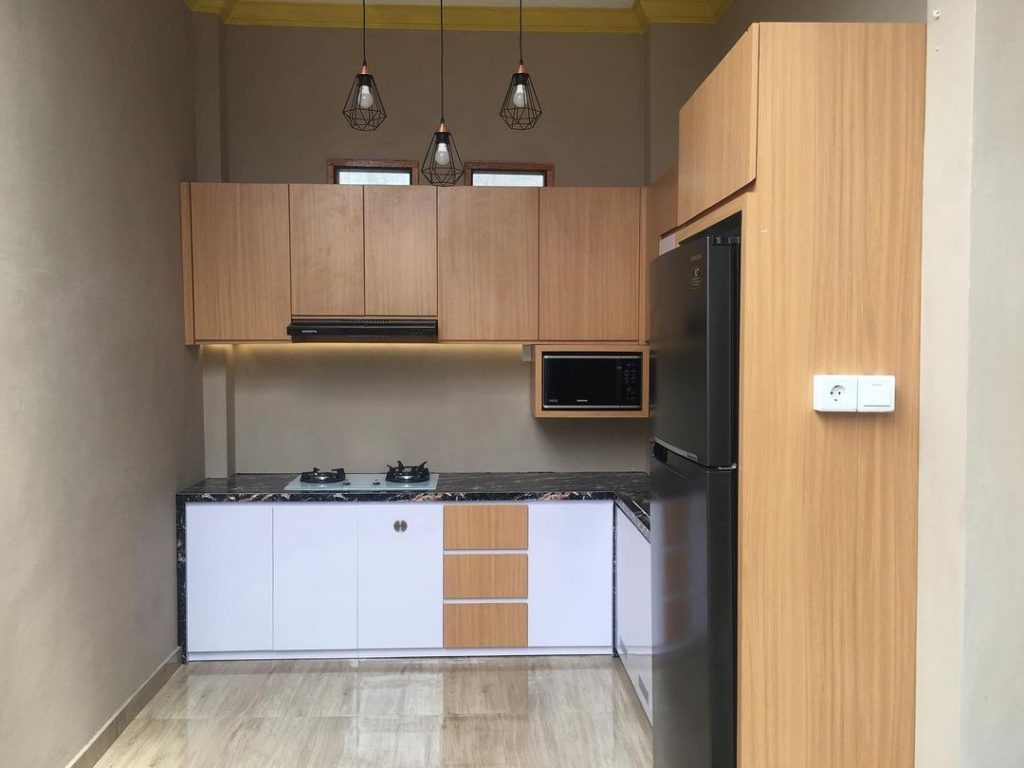 desain kabinet kitchen set minimalis