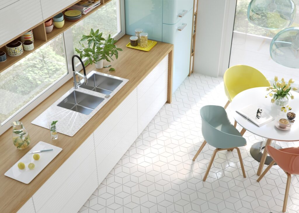 ide layout kitchen set minimalis modern